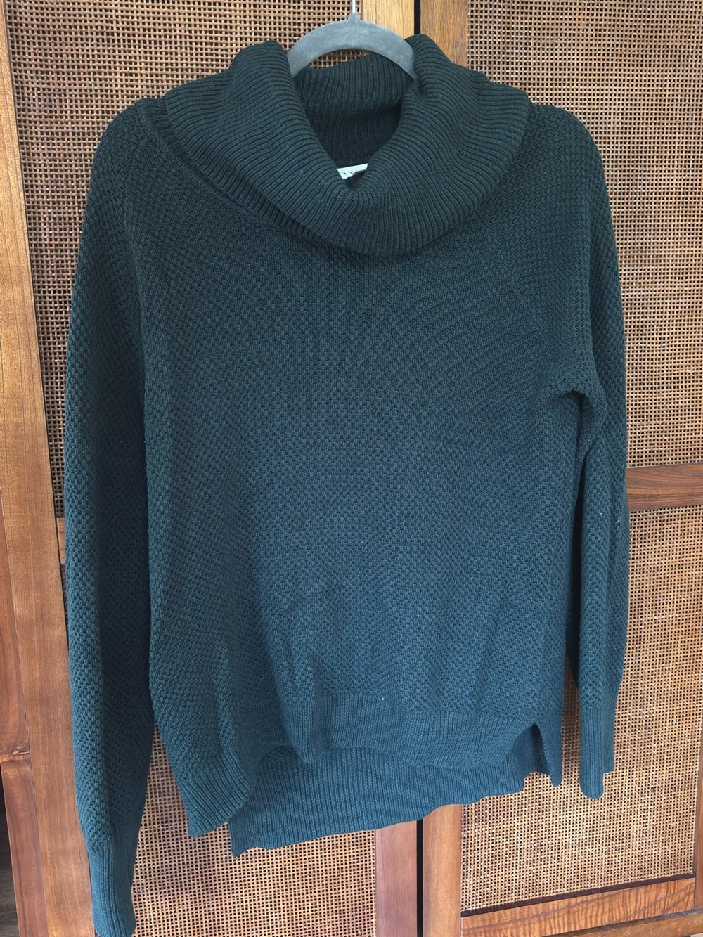 Max Studio Forest Green Cowl Neck Sweater